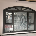 Kesenbao Arch Design Windproof  Custom Color and Size Aluminum Casement Window